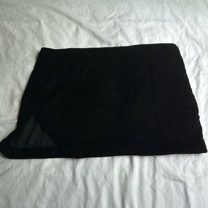 Black Velvet Free People Mini Skirt